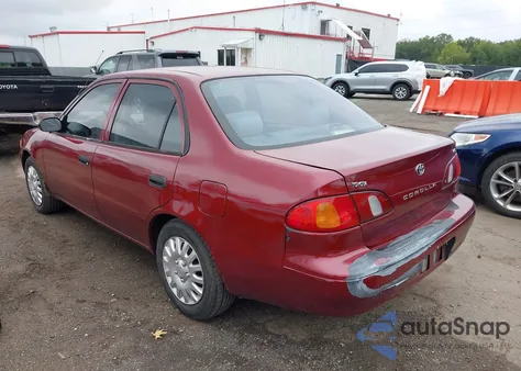 1999 Toyota Corolla Ve z USA, uszkodzony, nr VIN 2T1BR12E9XC154994